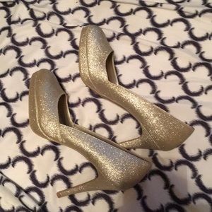 Sparkling high heels